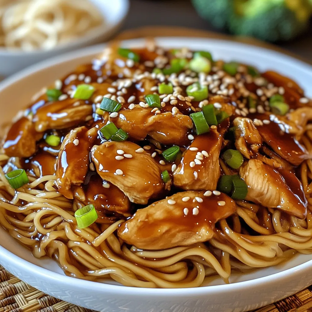 Chicken Teriyaki Noodles
