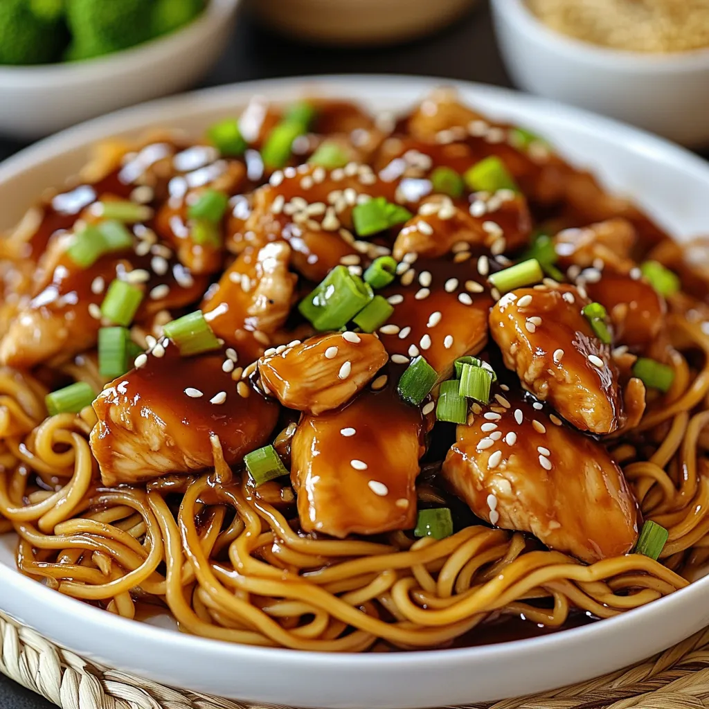 Chicken Teriyaki Noodles Recipe