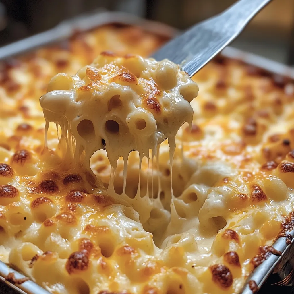 Easy CREAMY BAKED MAC AND CHEESE