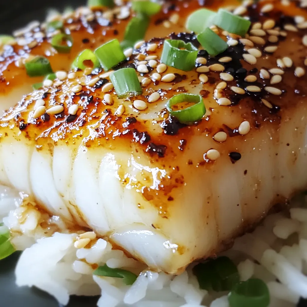 Ginger Soy-Glazed Cod