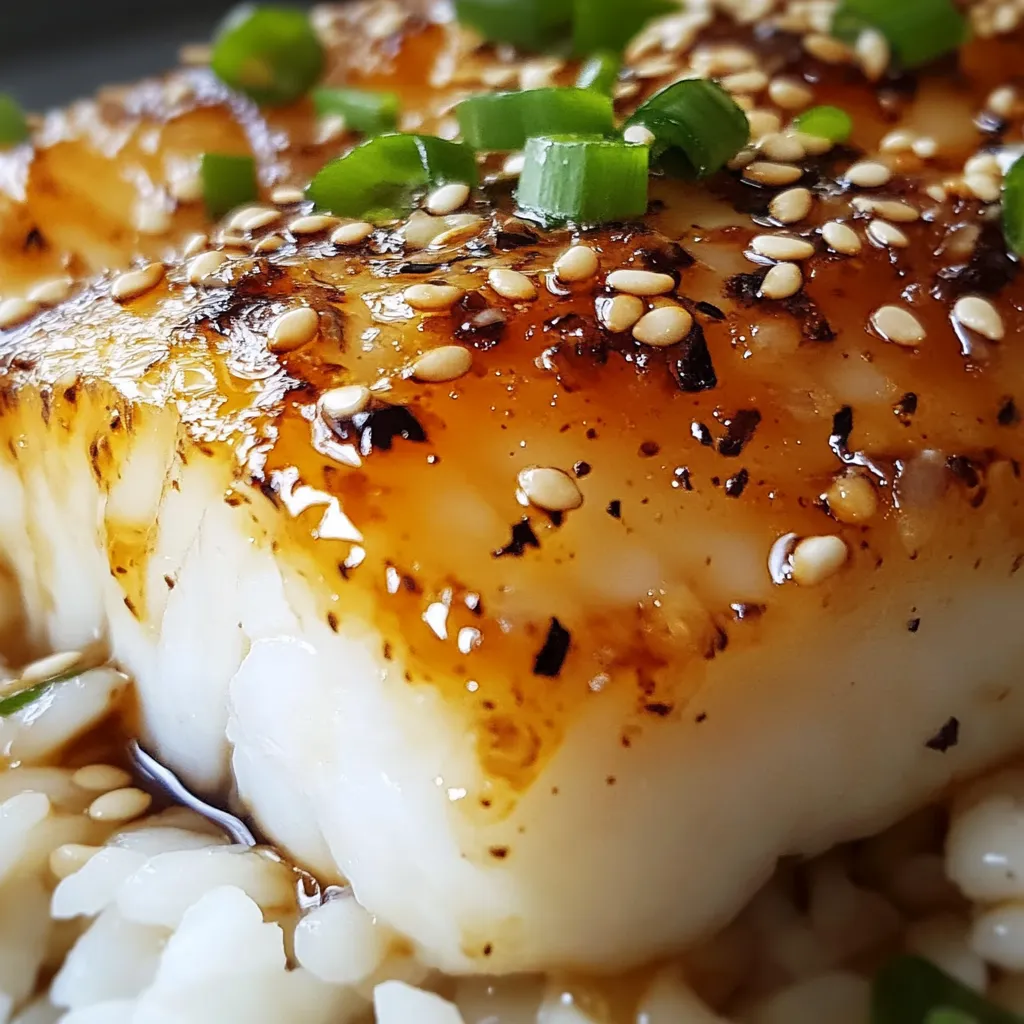 Ginger Soy-Glazed Cod Recipe