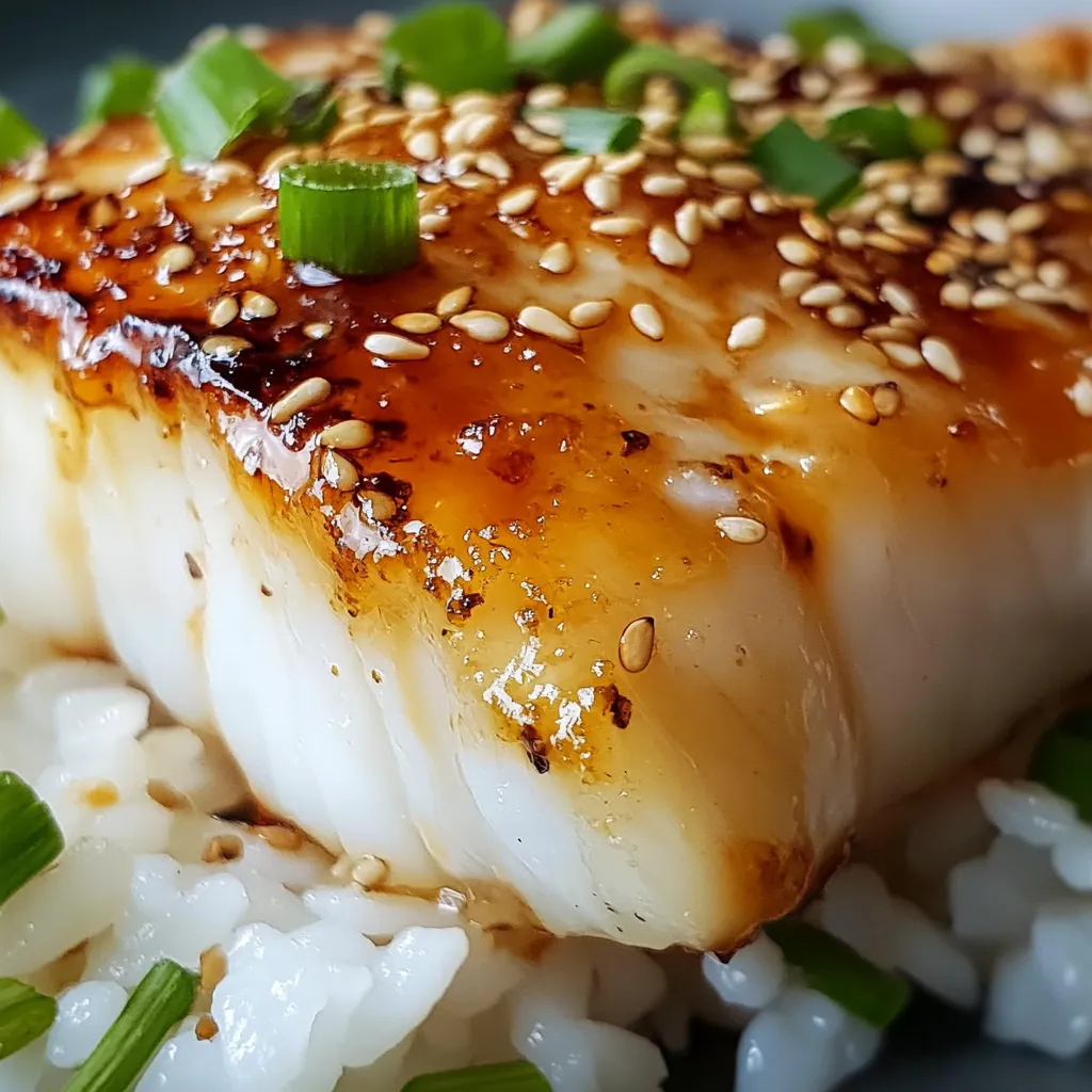 Easy Ginger Soy-Glazed Cod