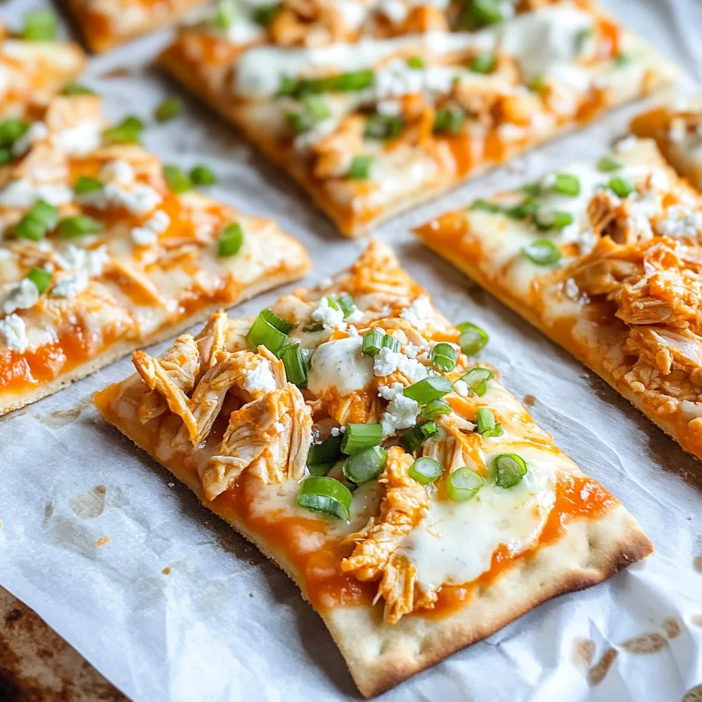 Buffalo Chicken Flatbread Recipe
