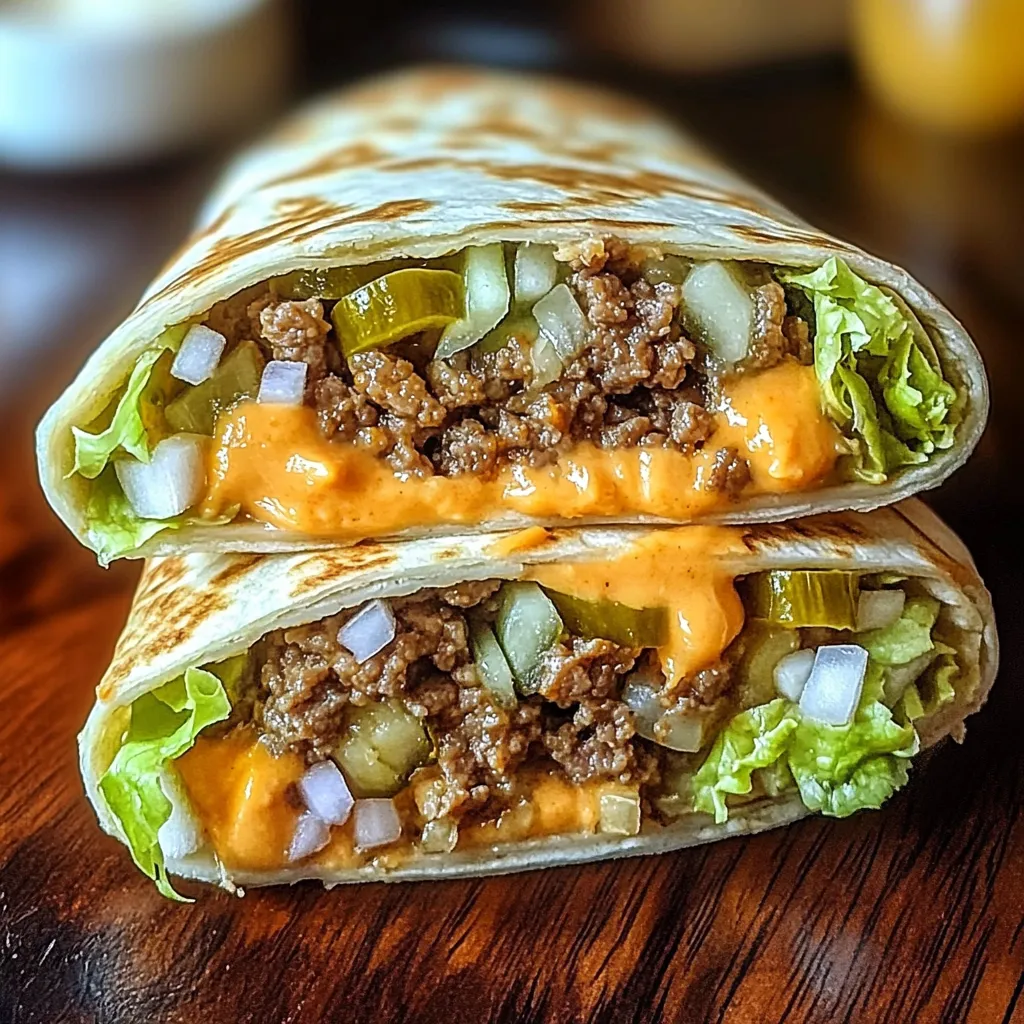 Big Mac Wraps – Easy Dinner Idea