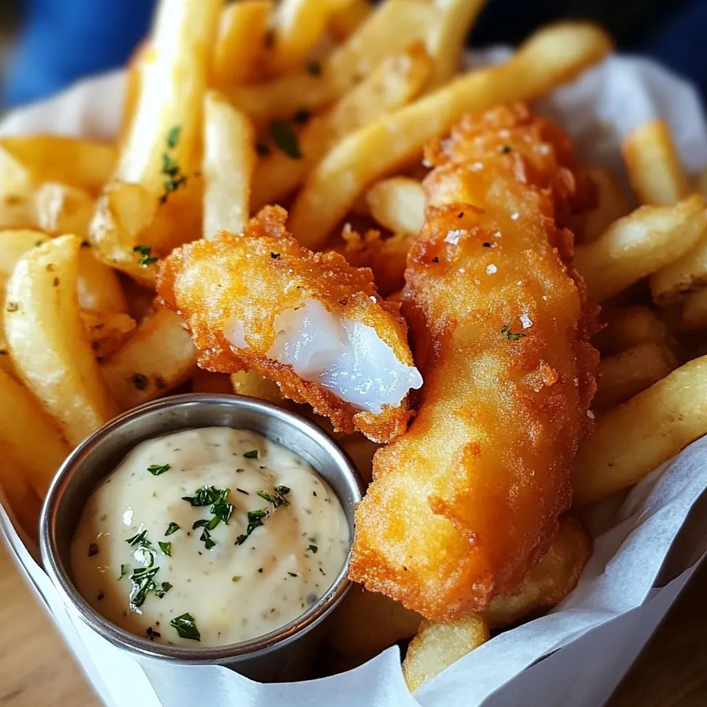 Classic Fish and Chips : Crispy, Golden, and Irresistibly Delicious