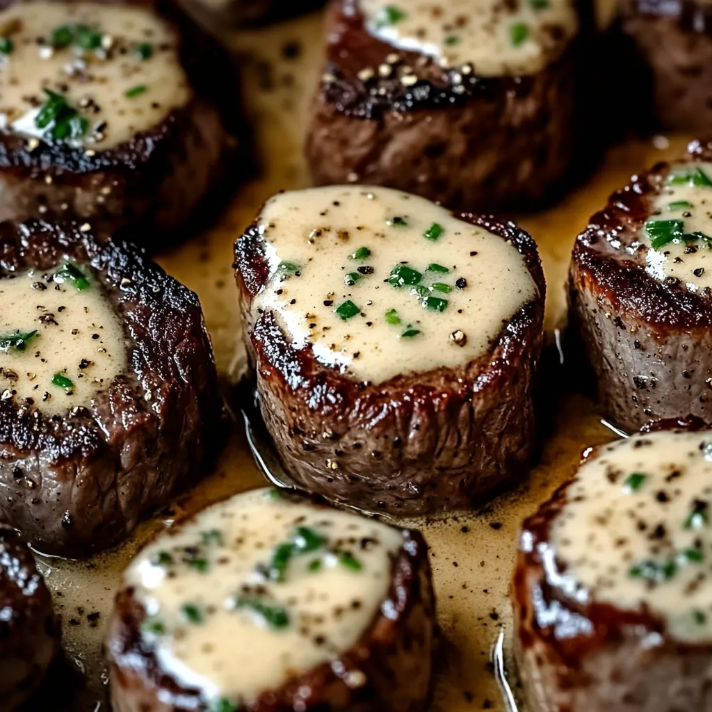 Garlic Butter Steak Bites with a Rich Parmesan Cream Sauce
