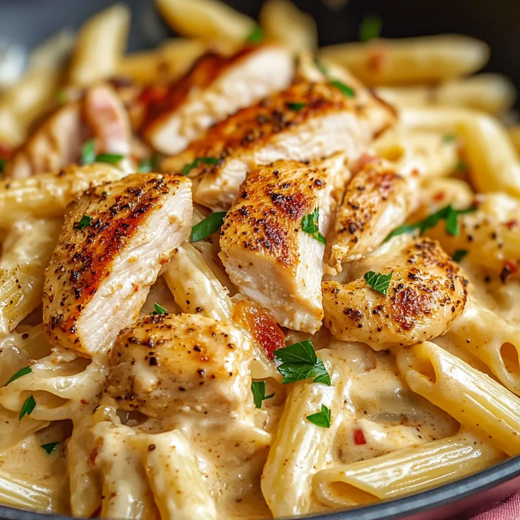 Easy Creamy Cajun Chicken Pasta