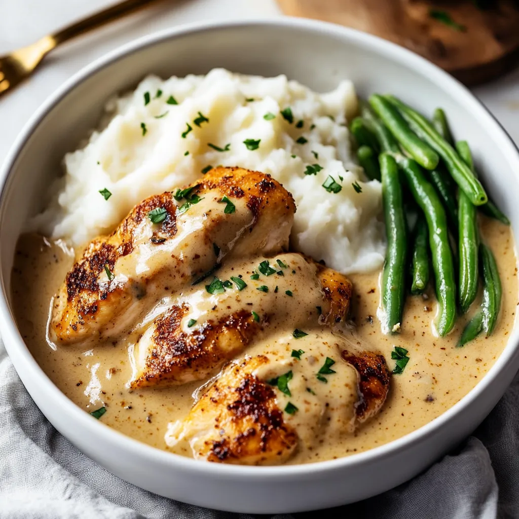 Easy Creamy Garlic Chicken