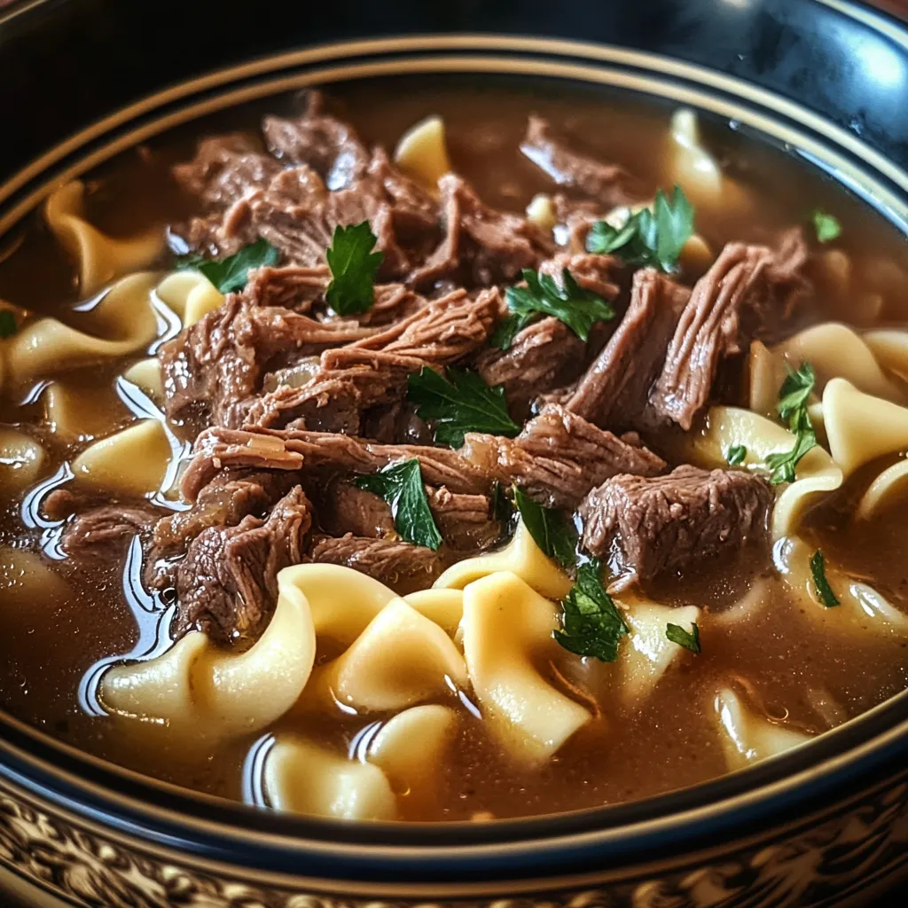 Crockpot Beef and Noodles Recipe