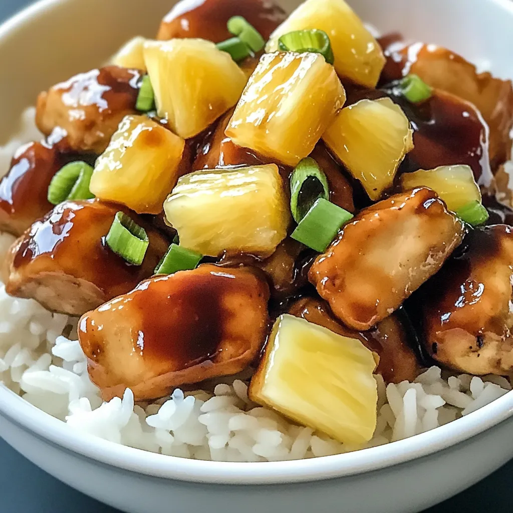 Pineapple Chicken and Rice