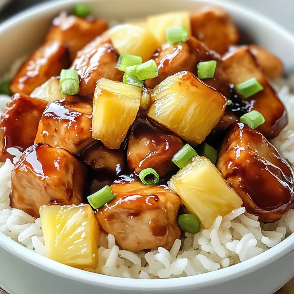 Pineapple Chicken and Rice Recipe