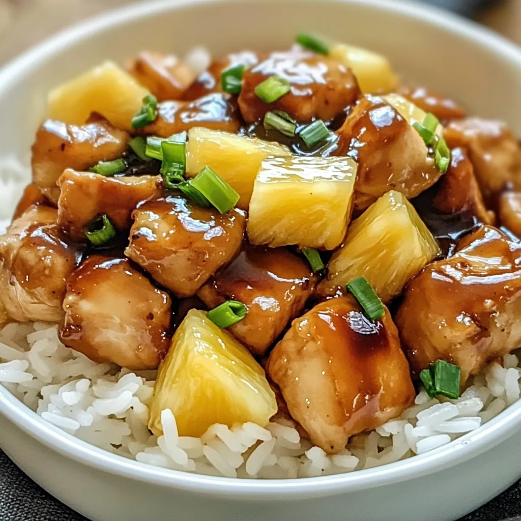 Easy Pineapple Chicken and Rice