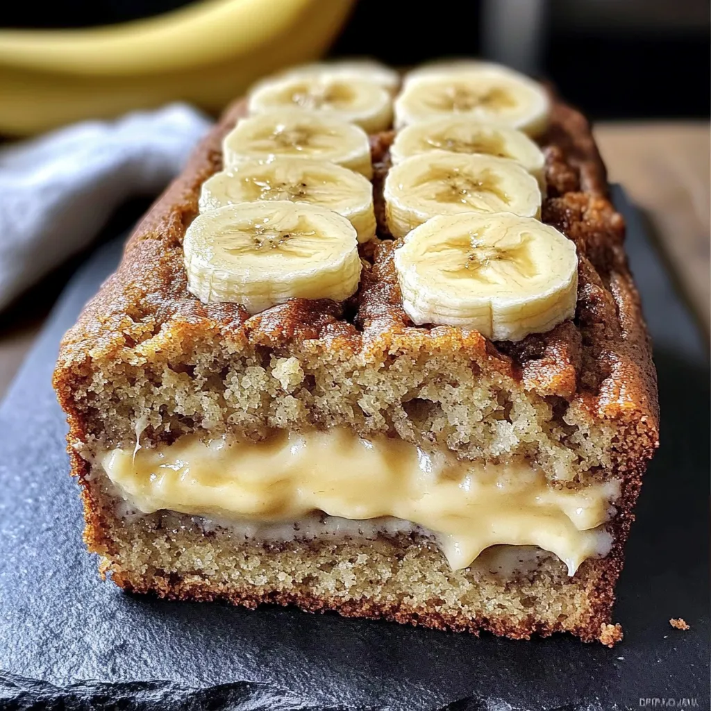 Delicious Cream Cheese Banana Bread