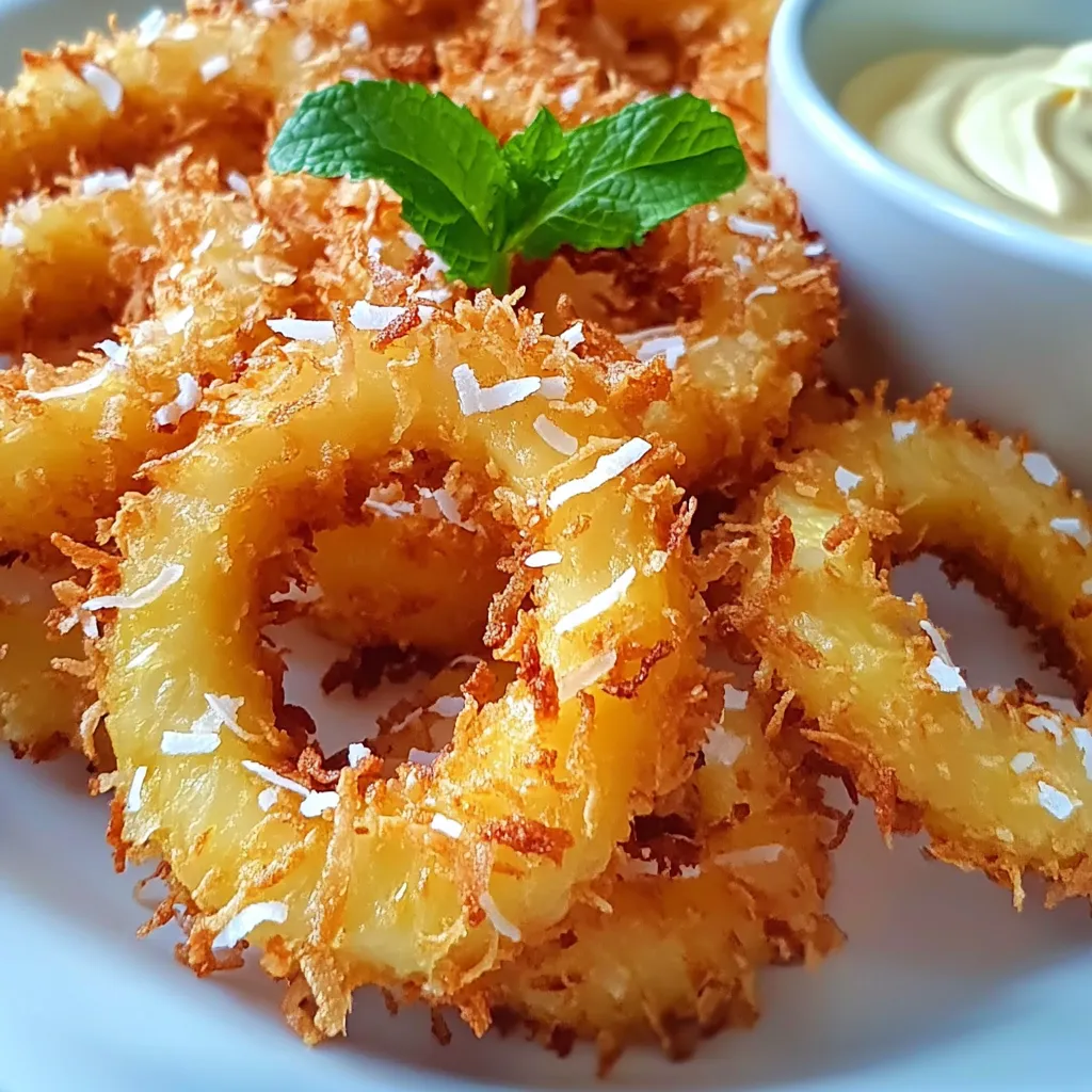 Fried Pineapple Rings Recipe