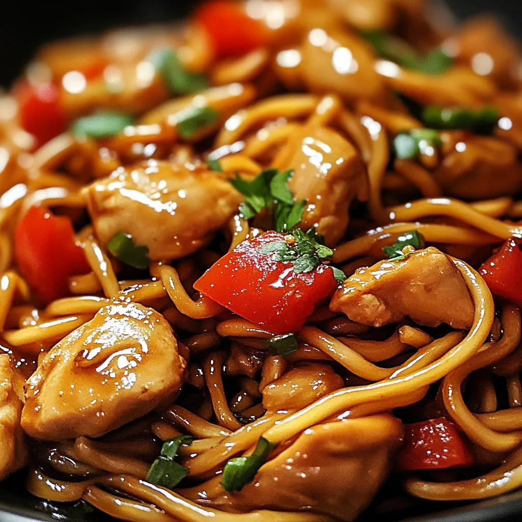 Chicken Spaghetti Lo Mein Recipe