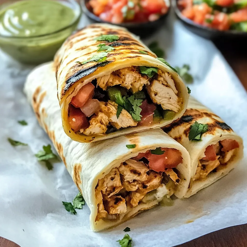 Chipotle Ranch Grilled Chicken Burrito