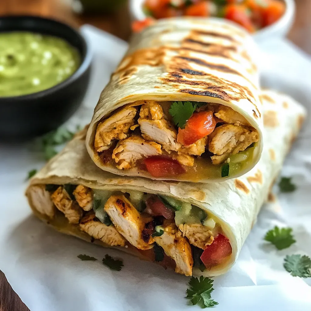 Chipotle Ranch Chicken Burrito Recipe