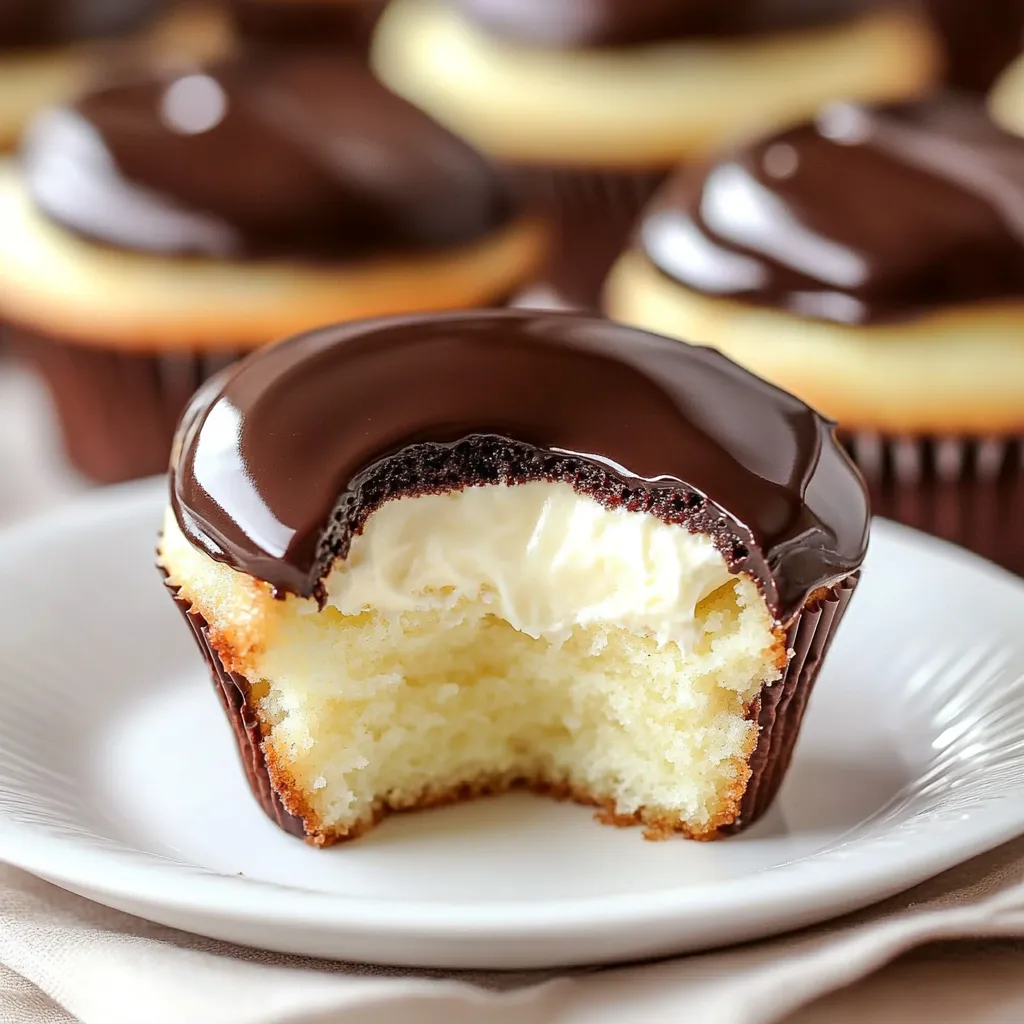 Boston Cream Pie Cupcakes Recipe