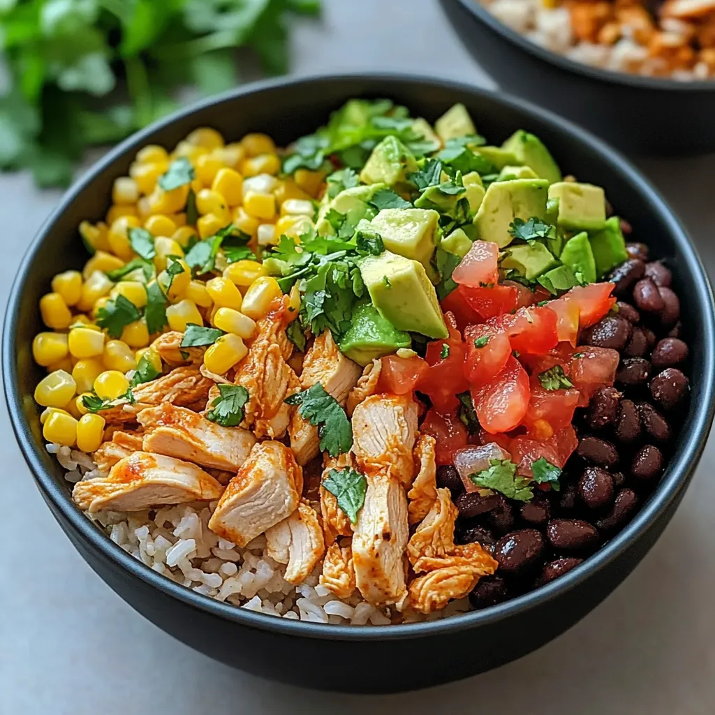 One Pan Chicken Burrito Bowl Recipe