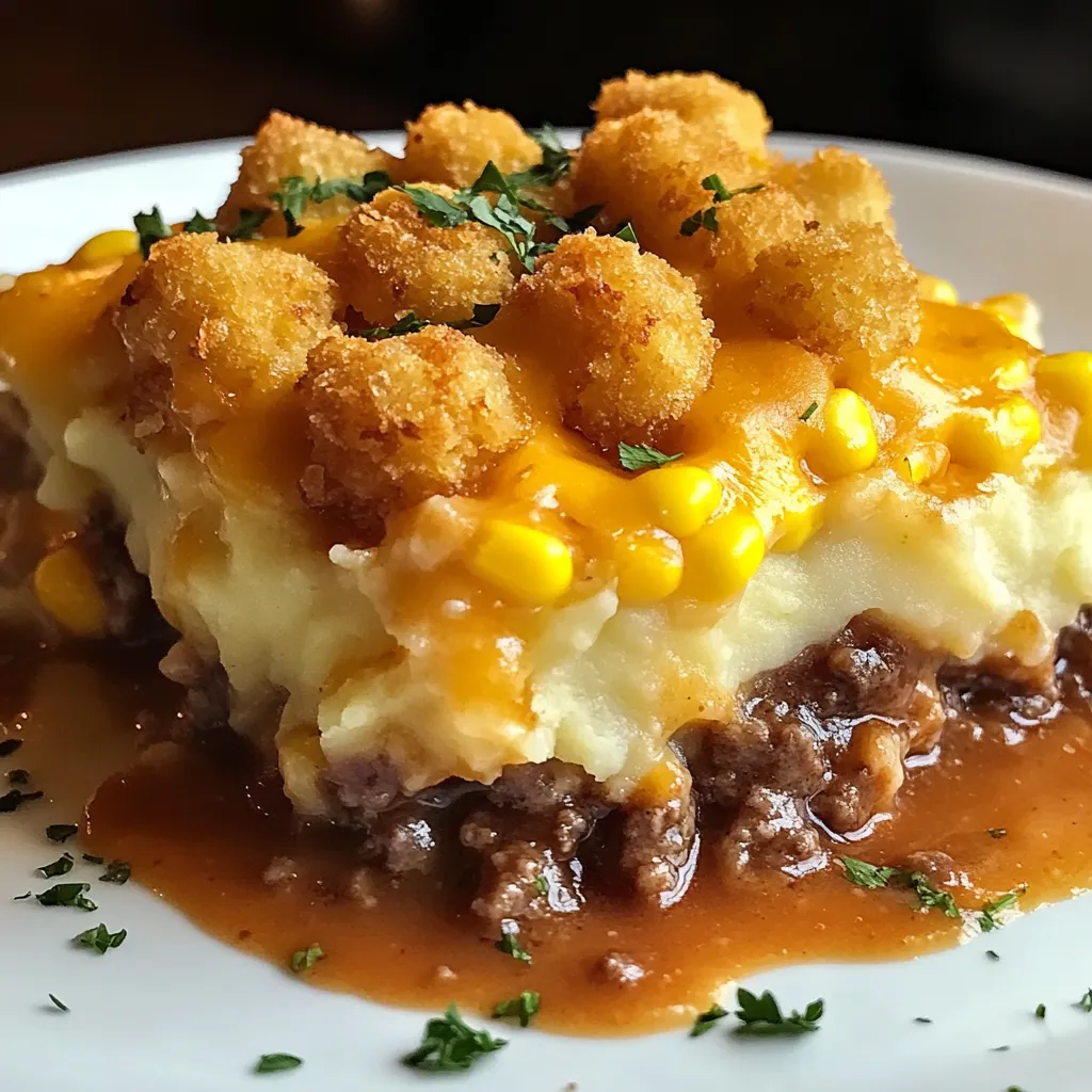 shepherd’s pie tater tot casserole recipe