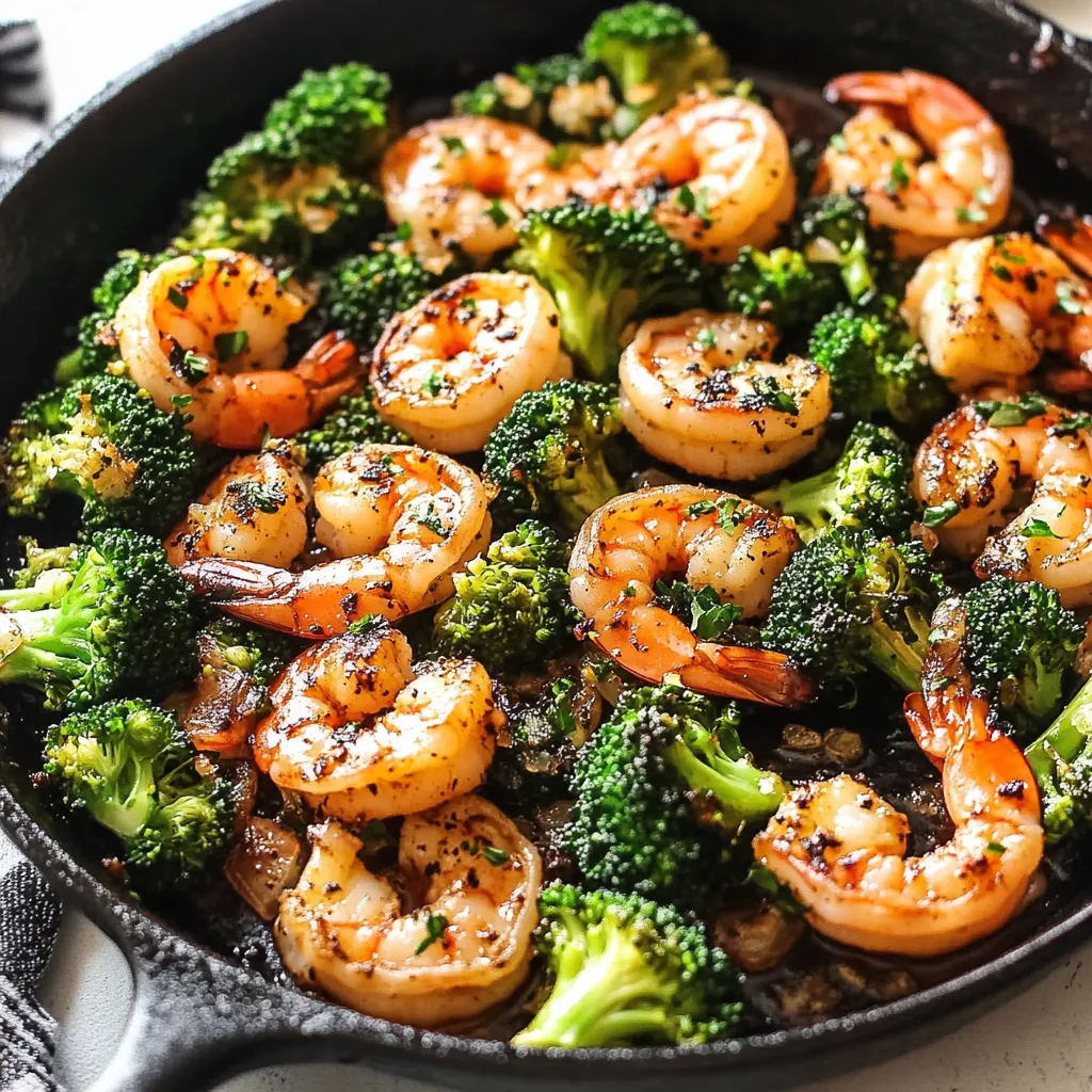 Garlic Butter Shrimp & Broccoli: a Heart-healthy Feast Recipe