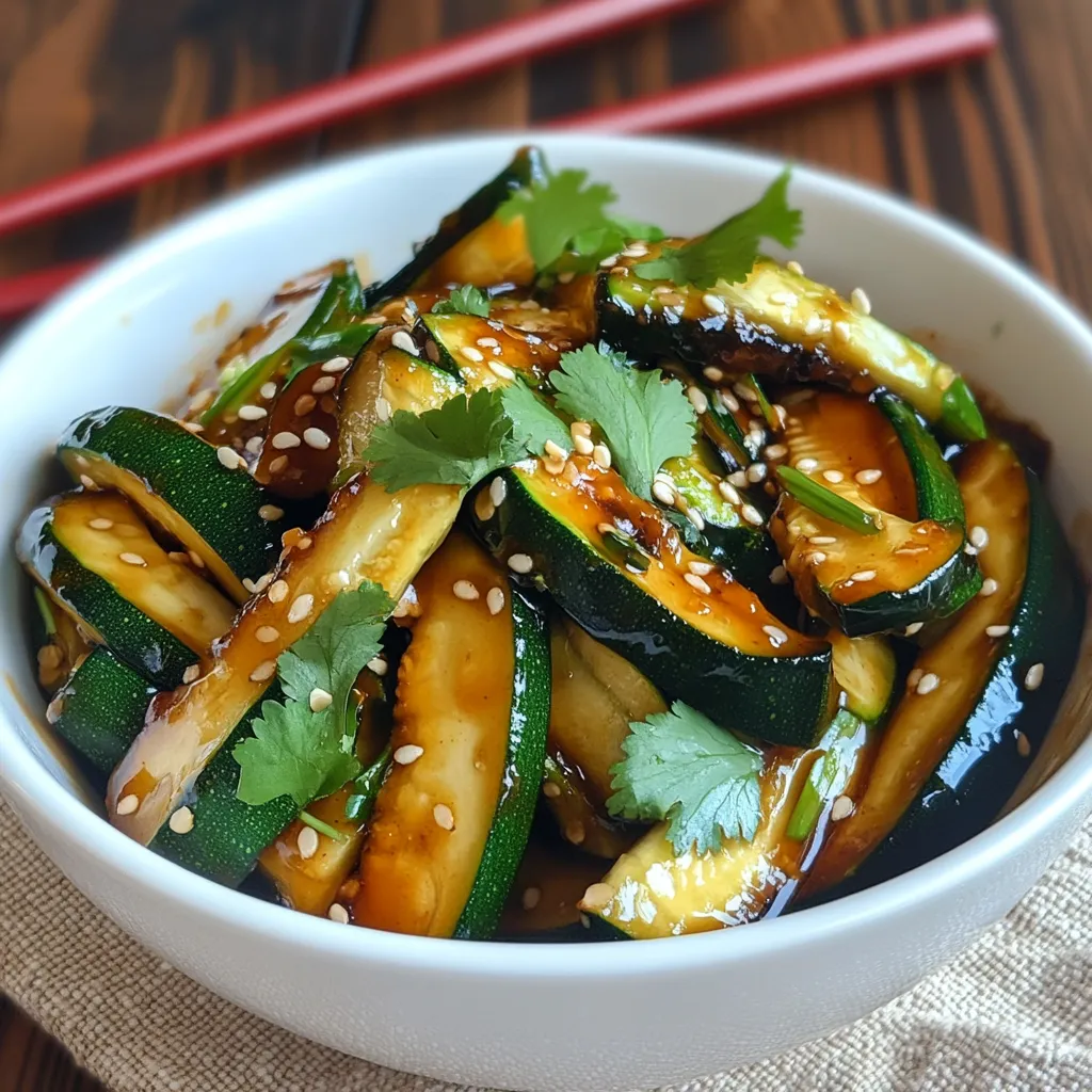 Easy Zucchini Hibachi Style