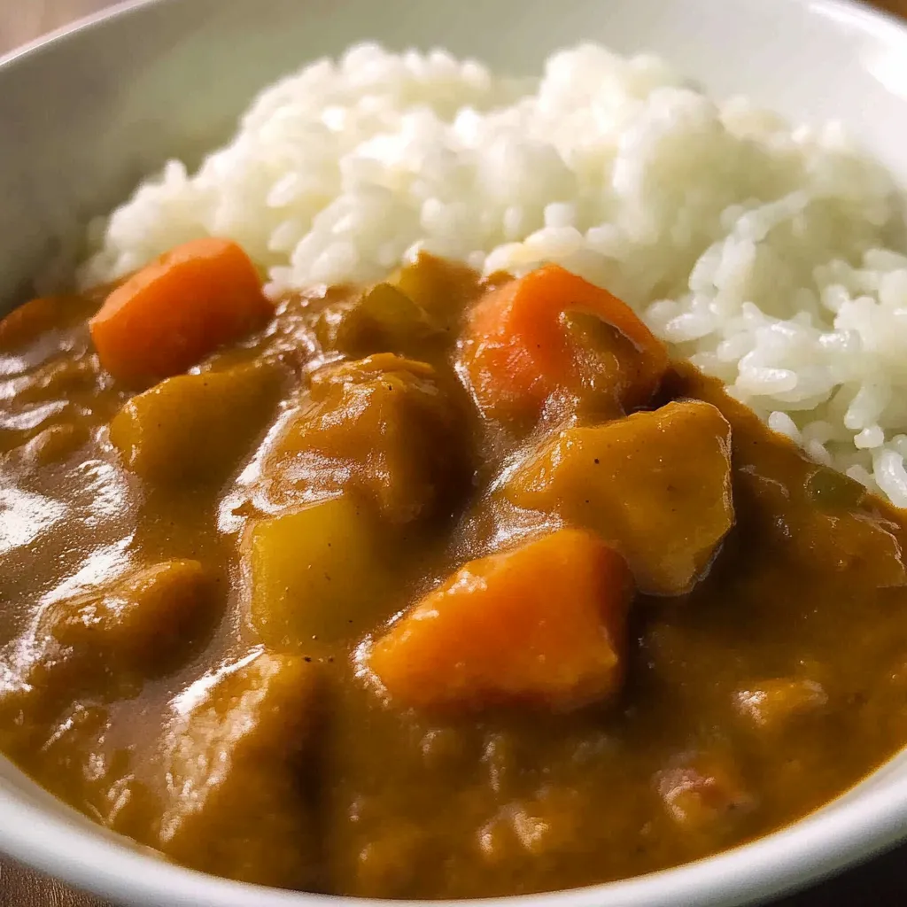 Easy Japanese Curry on Rice
