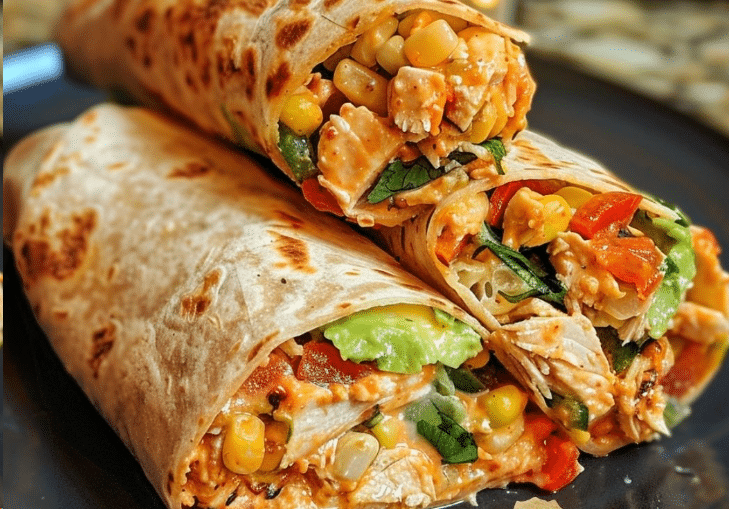 Crunchy Southwestern Chicken Wrap