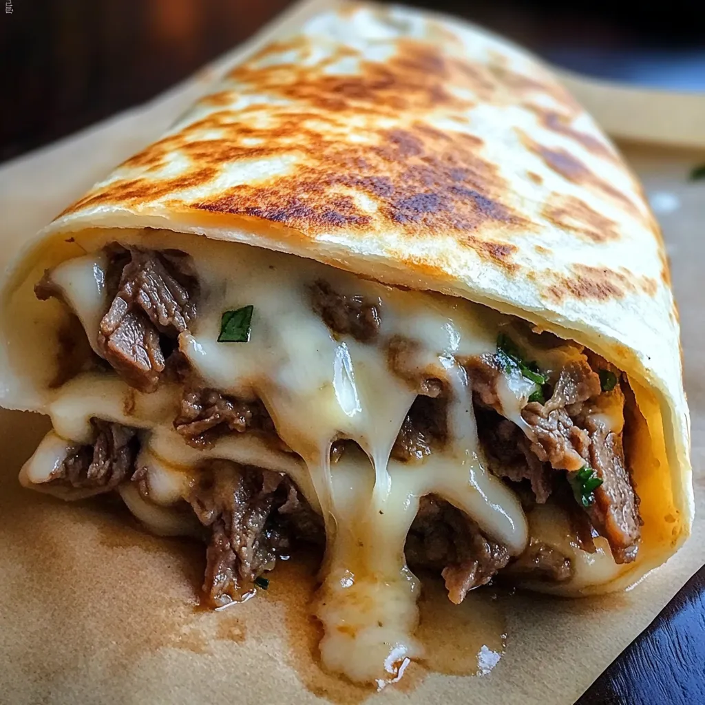 Philly Cheesesteak Grilled Wrap Recipe