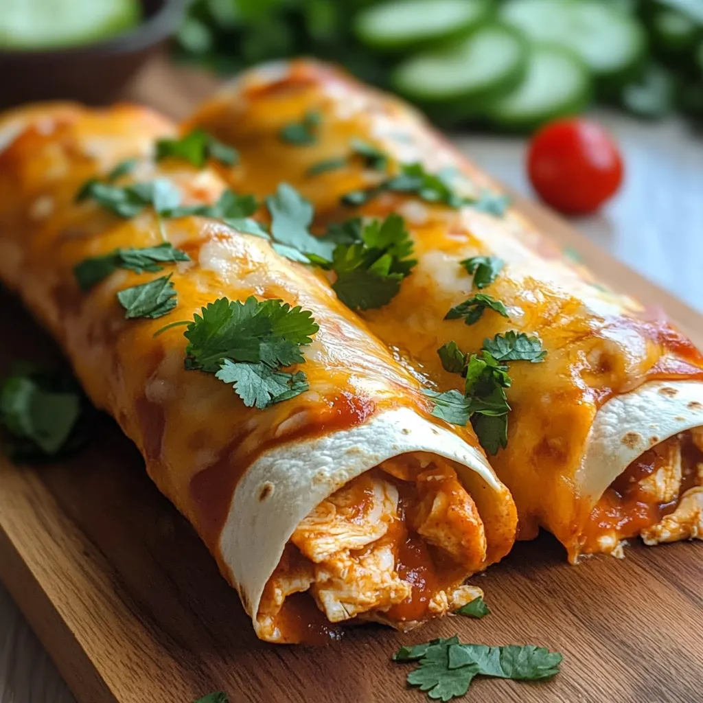 Baked Chicken Chimichangas Recipe