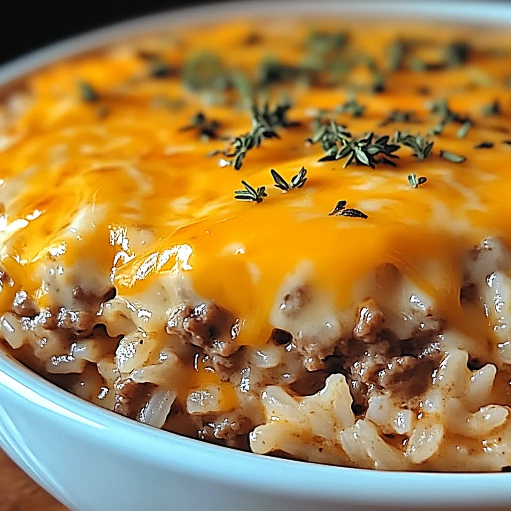 Ground Beef and Rice Casserole Recipe