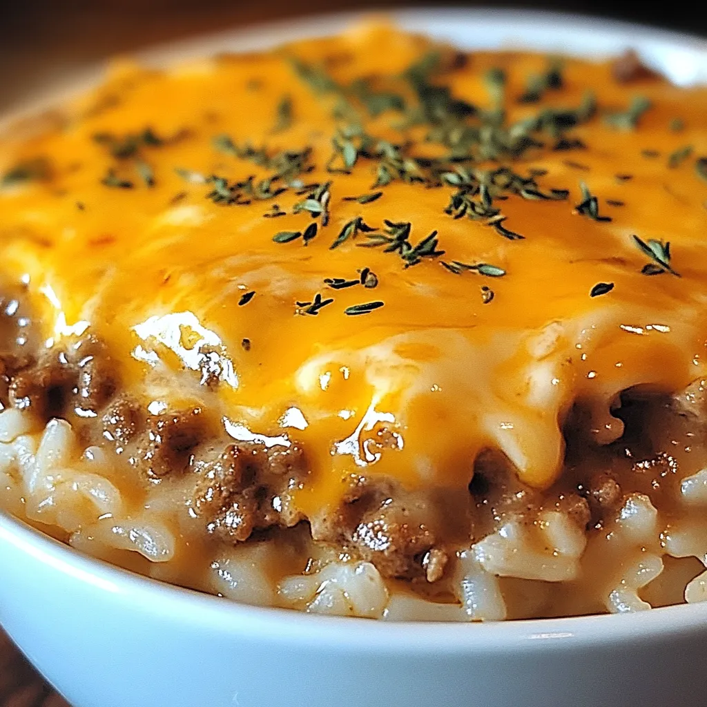 Easy Ground Beef and Rice Casserole