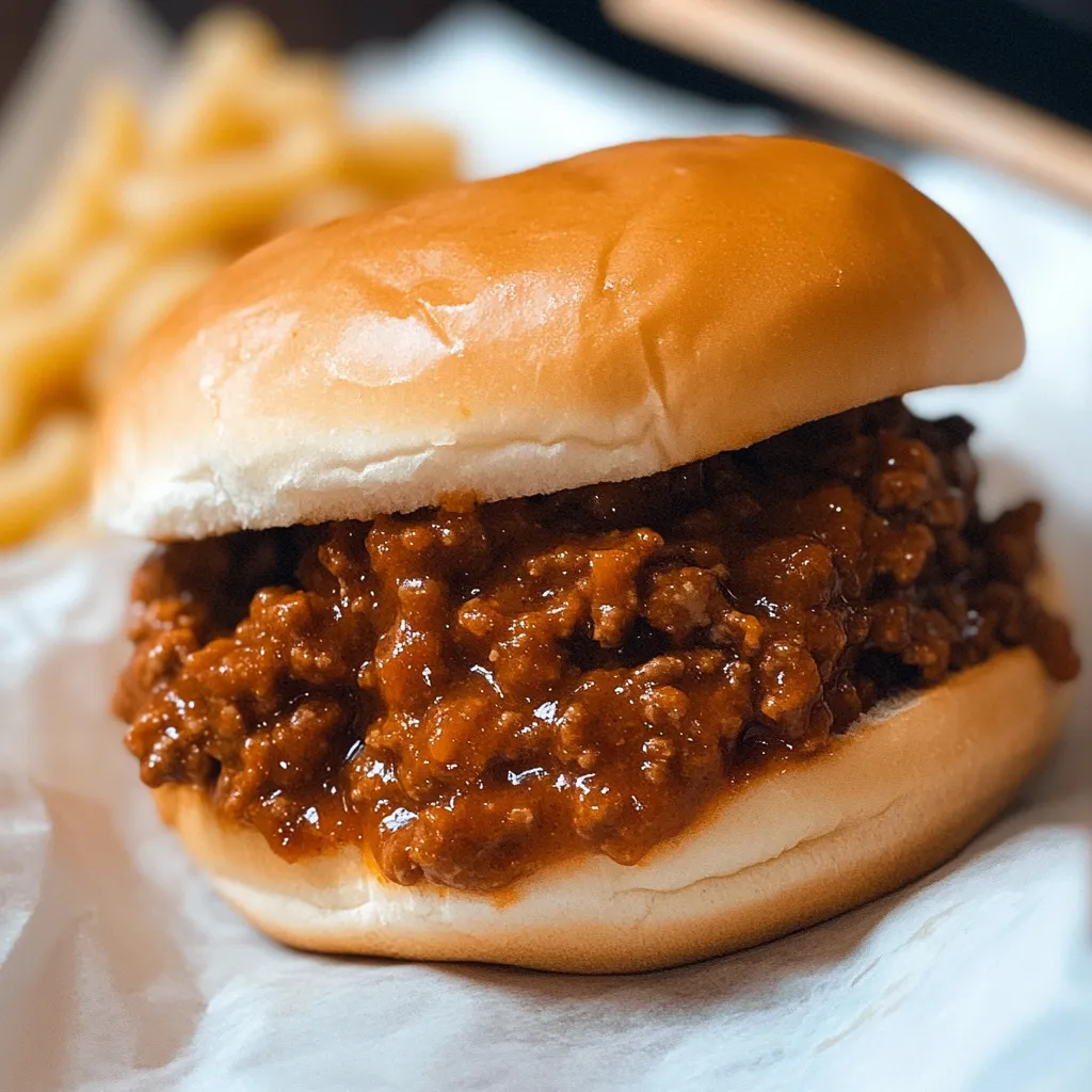 The BEST Sloppy Joe
