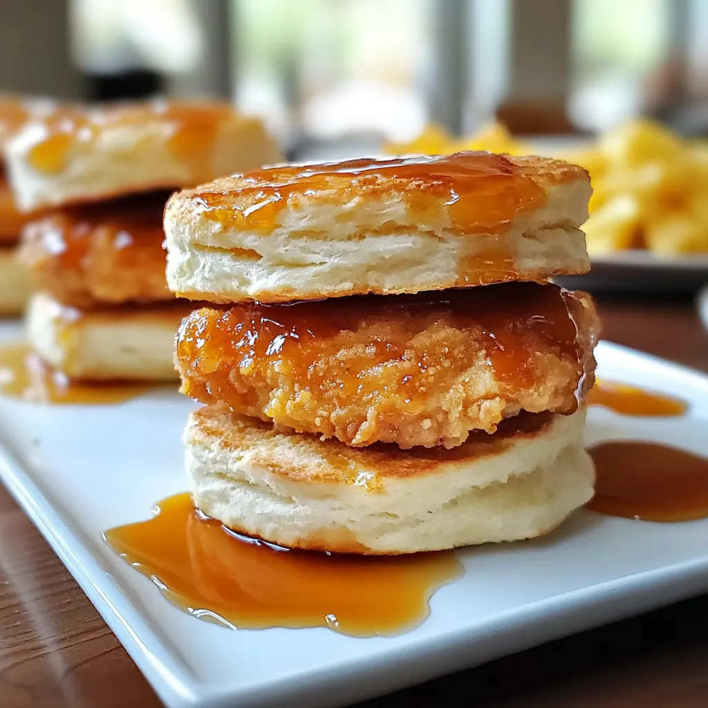 Hot Honey Chicken Biscuits