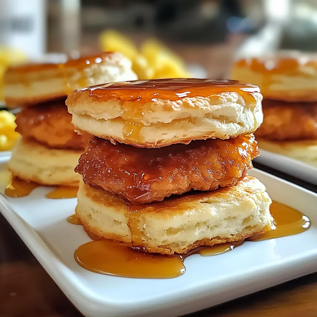 Hot Honey Chicken Biscuits Recipe