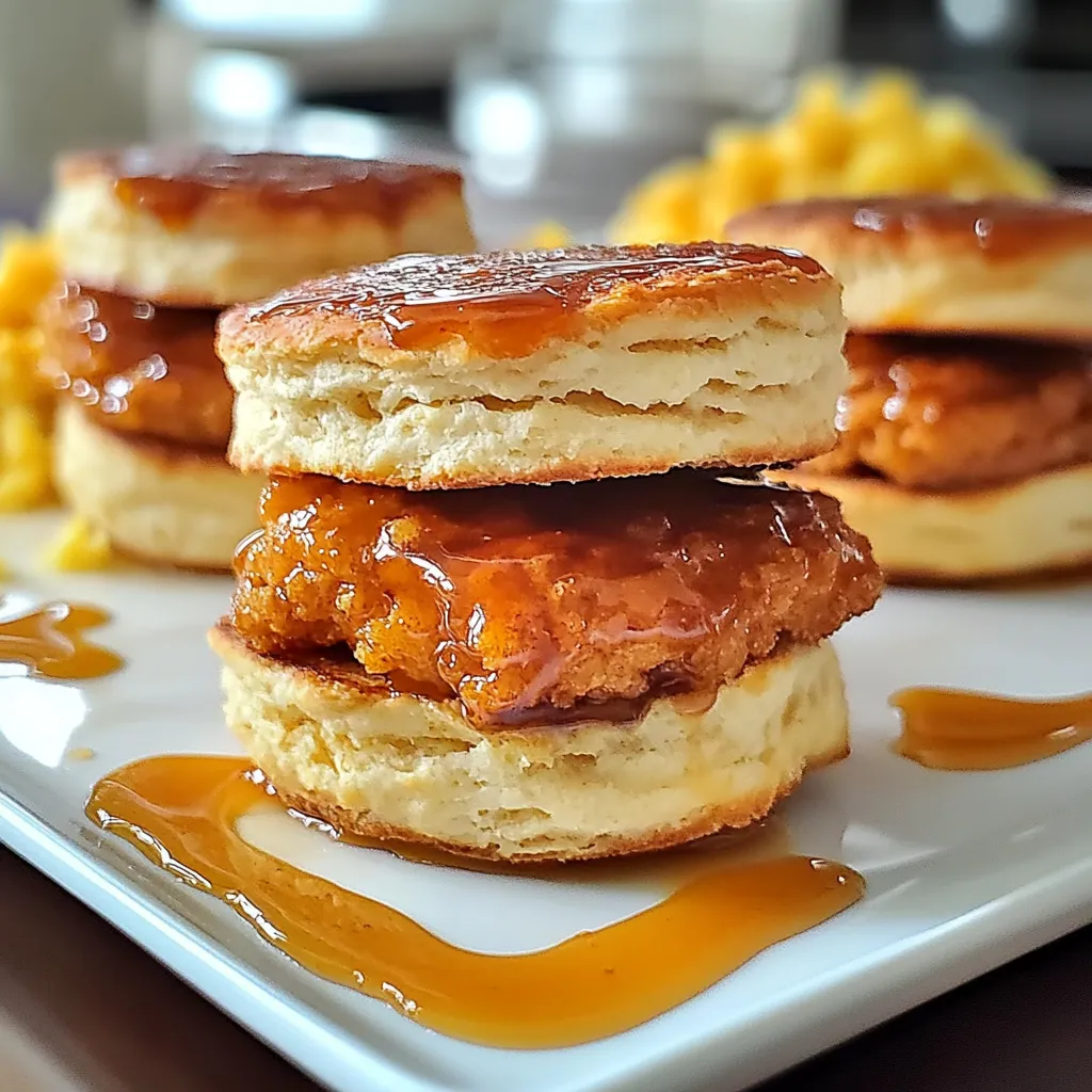 Easy Hot Honey Chicken Biscuits