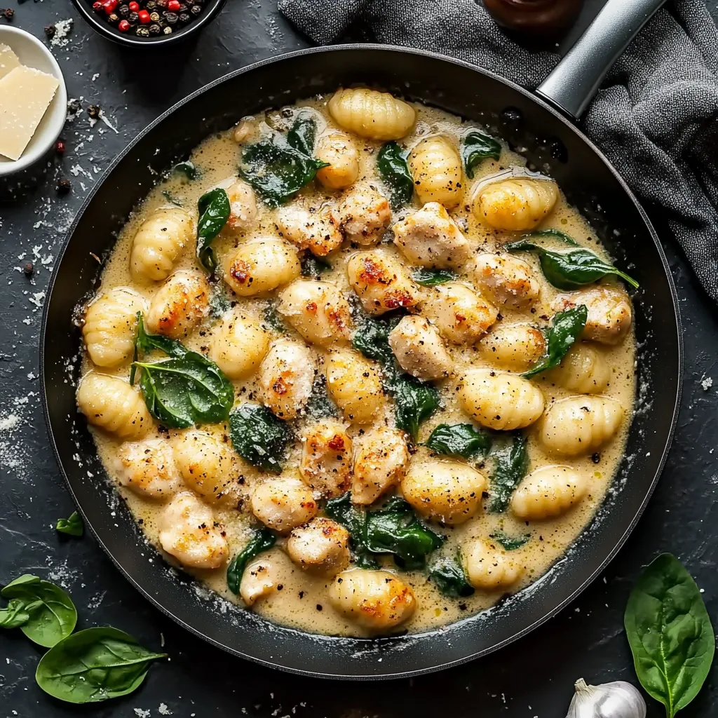 Garlic Chicken Gnocchi Skillet: A 30-Minute Wonder!
