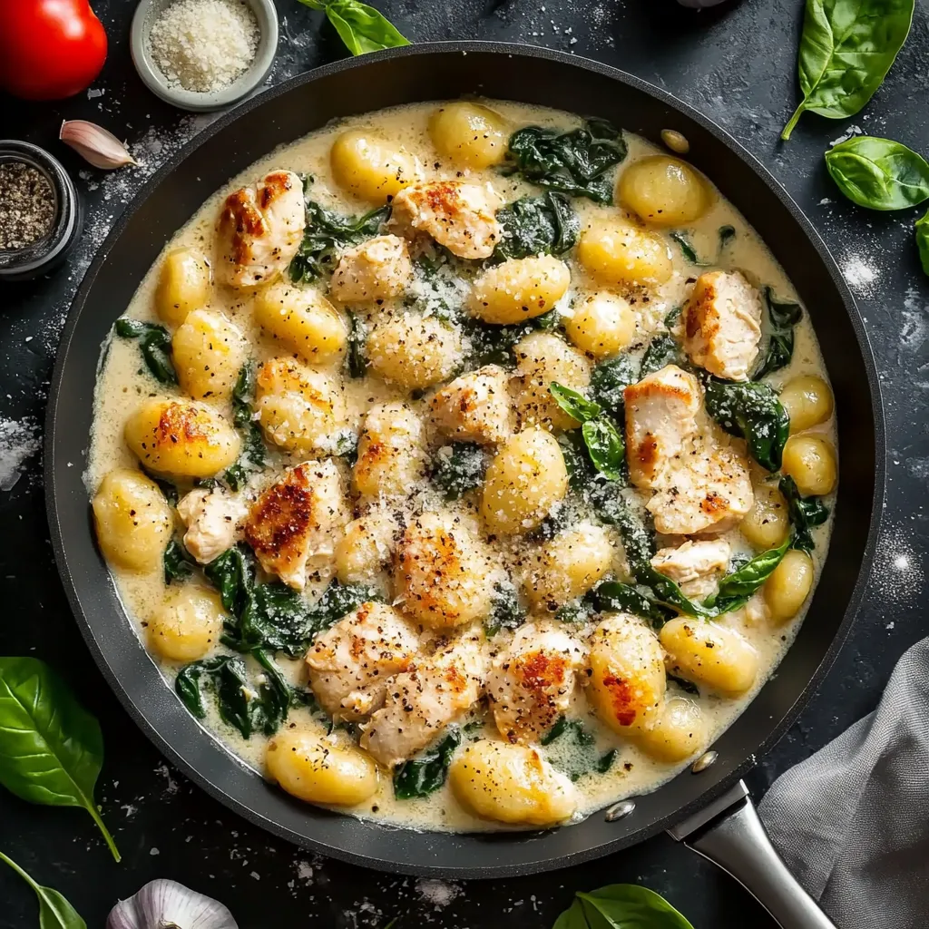 Easy Garlic Chicken Gnocchi Skillet: A 30-Minute Wonder!