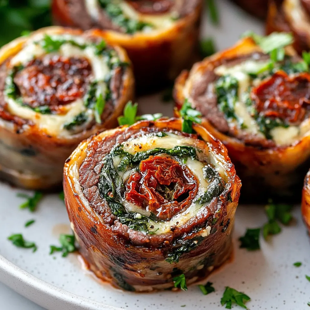 Easy Steak Pinwheels