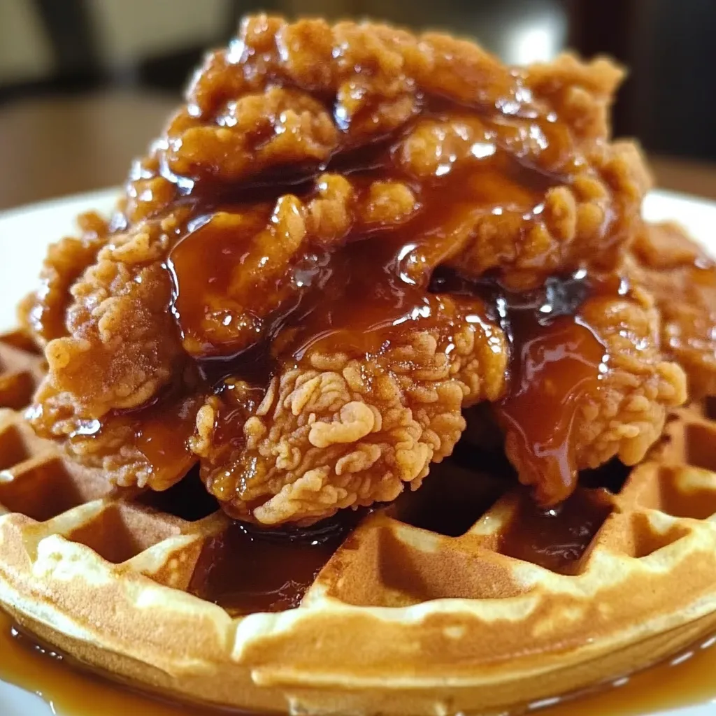Southern Fried Chicken and Waffles