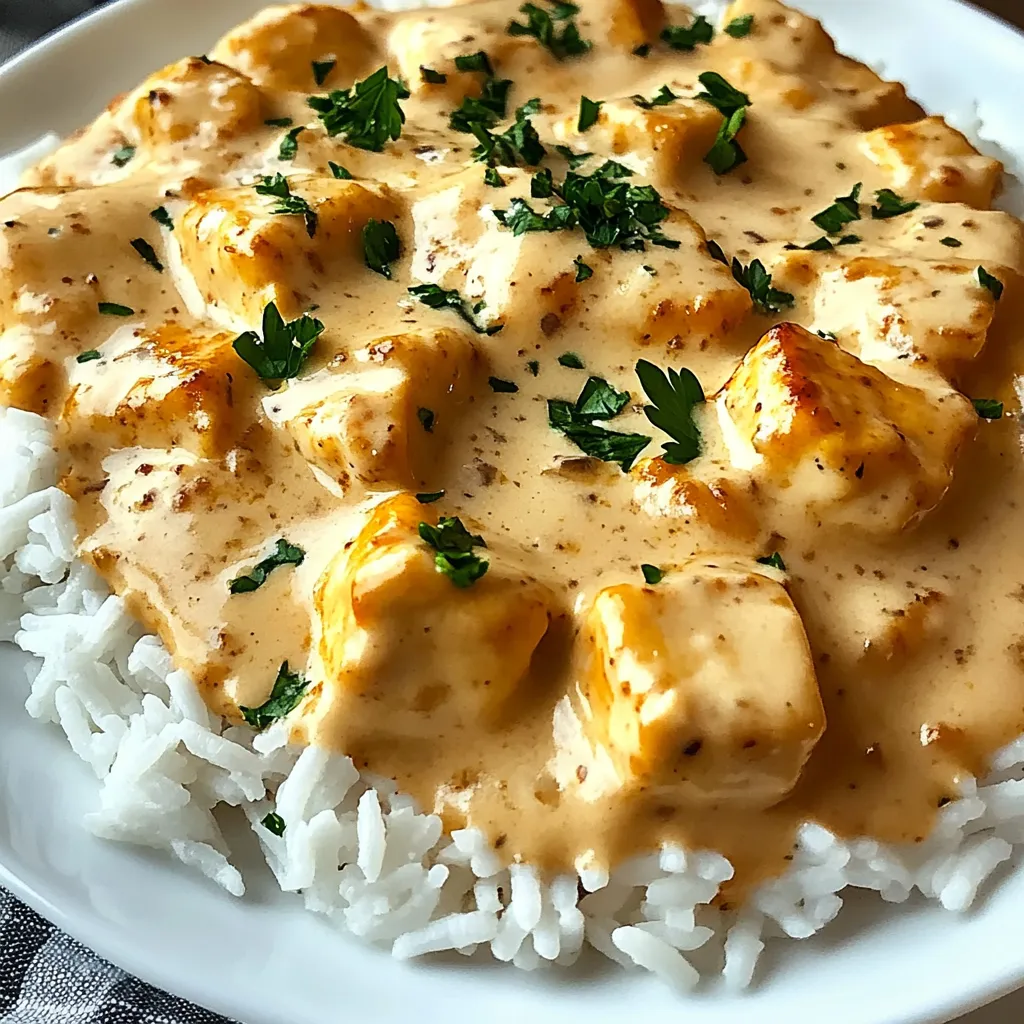 Creamy Smothered Chicken and Rice