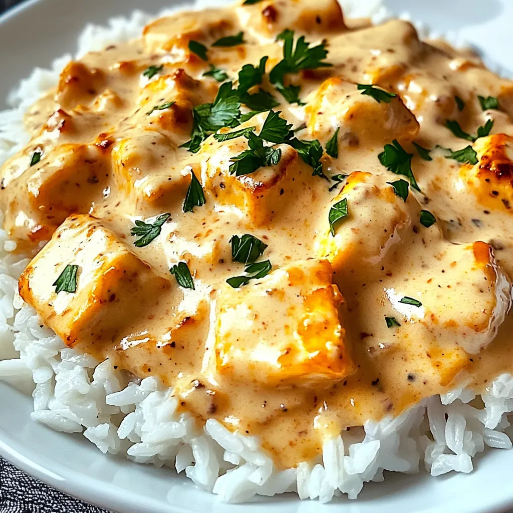 Creamy Smothered Chicken and Rice Recipe