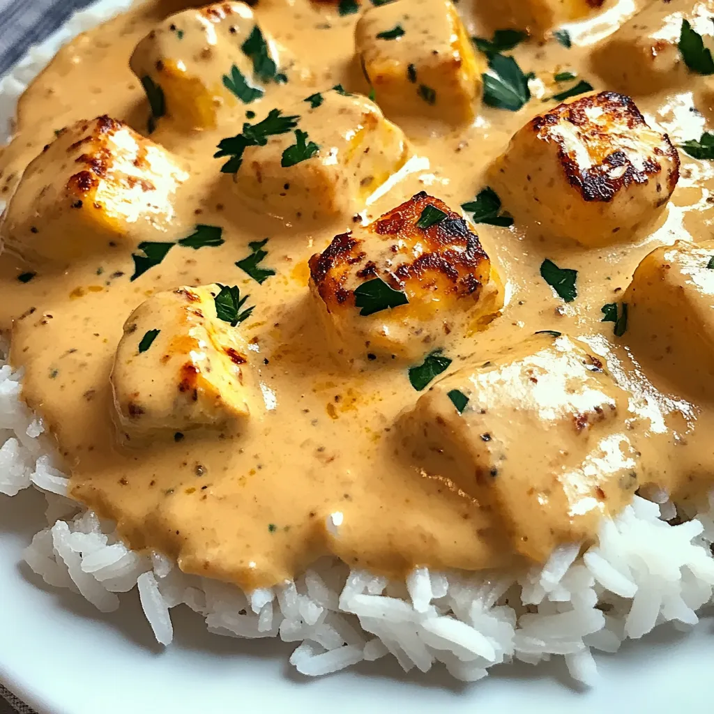 Easy Creamy Smothered Chicken and Rice