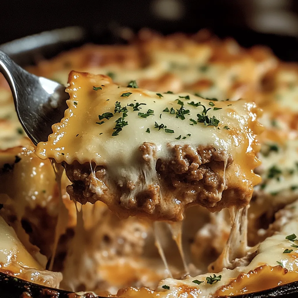 Easy Million Dollar Ravioli Casserole