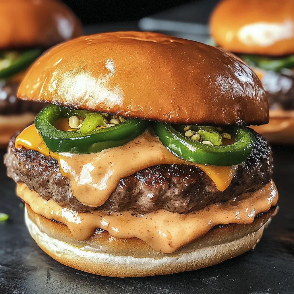Easy Jalapeño-Onion Smash Burgers
