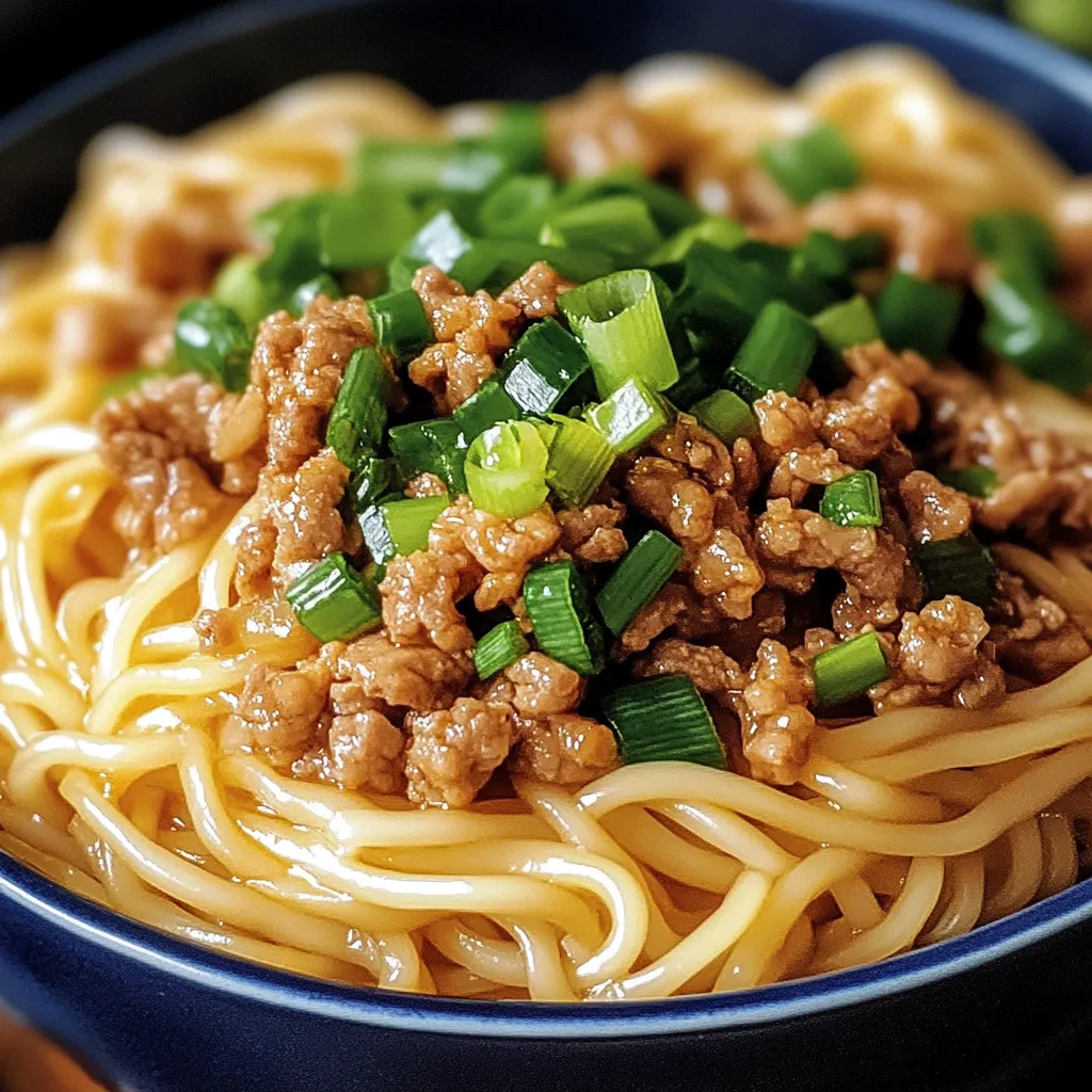 Addictive Dan Dan Noodles