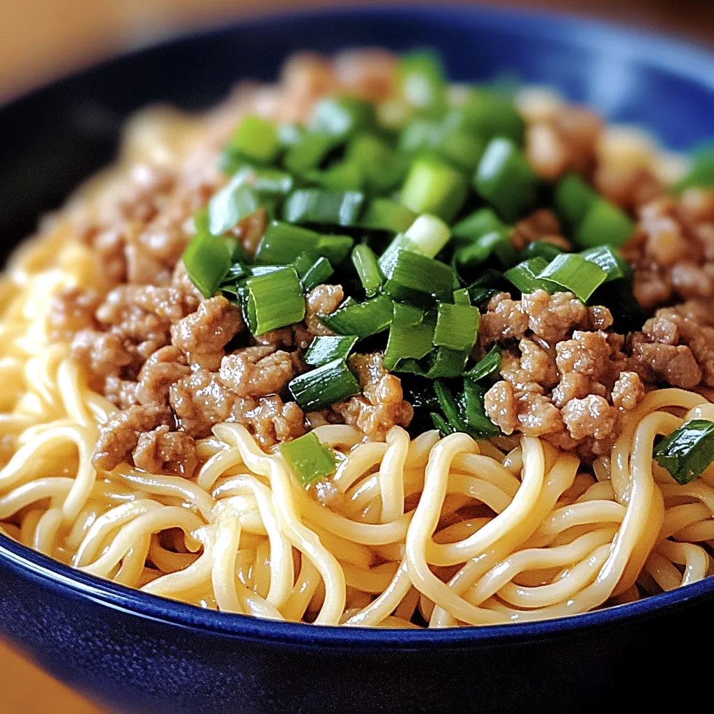 Addictive Dan Dan Noodles Recipe
