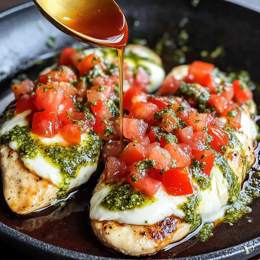 Pesto Bruschetta Chicken
