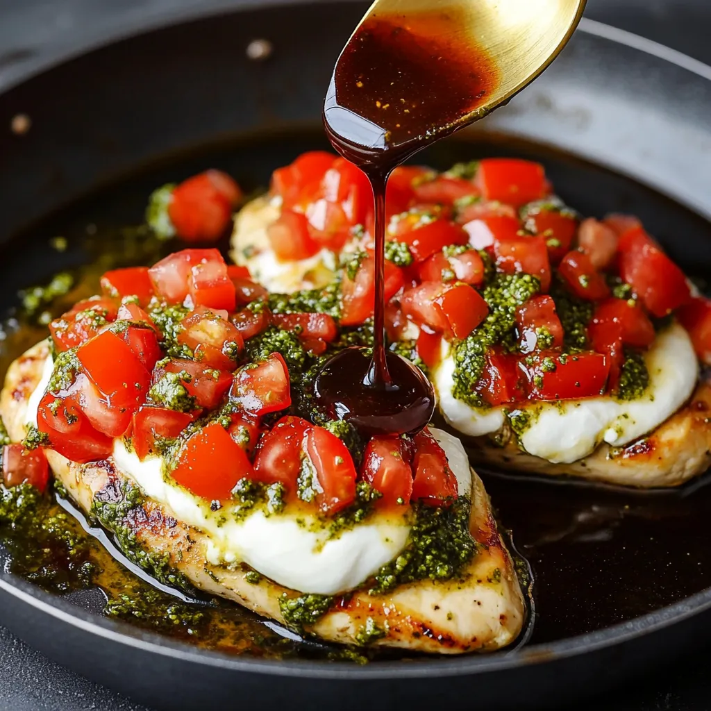 Pesto Bruschetta Chicken Recipe