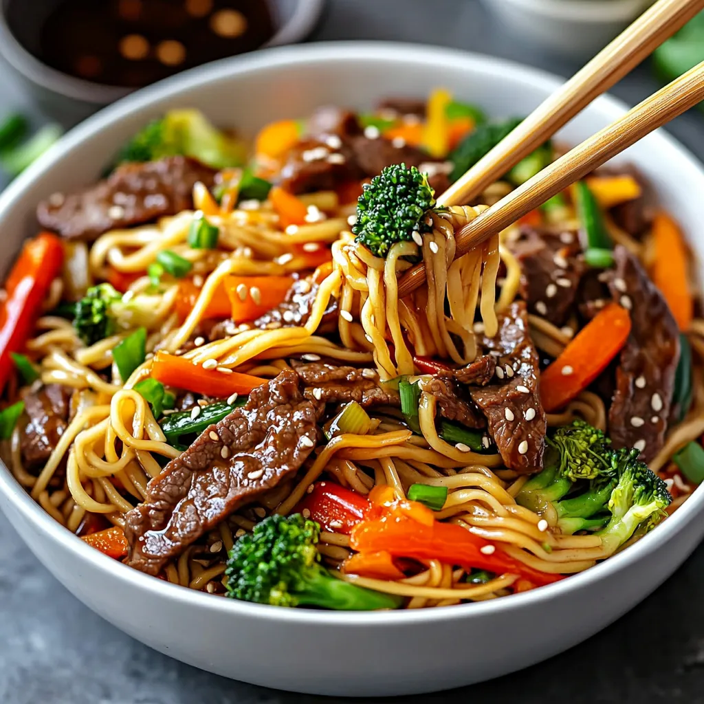 Beef Teriyaki Noodles